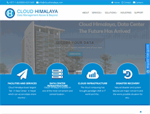 Tablet Screenshot of cloudhimalaya.com
